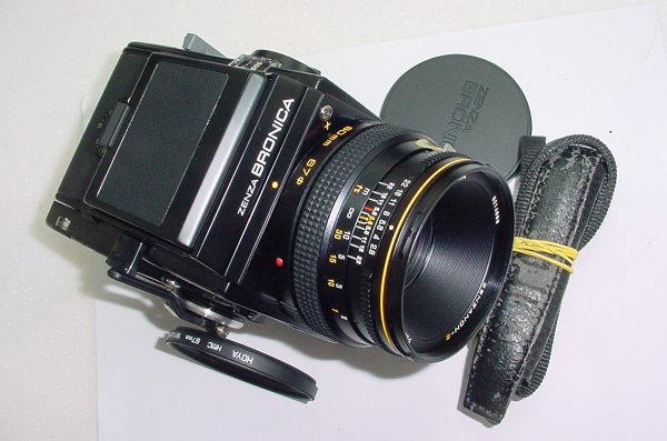 Zenza Bronica SQ-A 6x6 with Zenzanon S 80/2.8 WLF 120 SQ Film Back