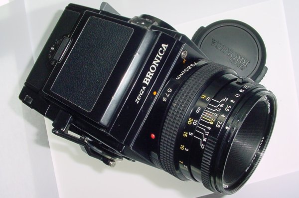 Zenza Bronica SQ-A 6x6 with Zenzanon S 80/2.8 WLF 120 SQ Film Back