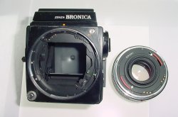 Zenza Bronica SQ-A 6x6 with Zenzanon S 80/2.8 WLF 120 SQ Film Back
