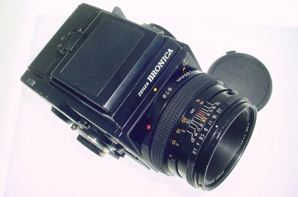 Zenza Bronica SQ-A 6x6 with Zenzanon S 80/2.8 WLF 120 SQ Film Back