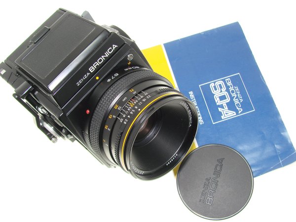 Zenza Bronica SQ-A 6x6 with Zenzanon S 80/2.8 WLF 120 SQ Film Back