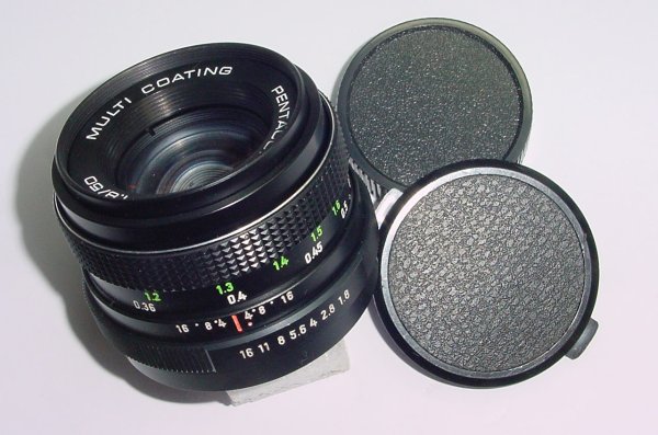 Pentacon 50mm f/1.8 Multi Coated electric M42 Mount Manual Focus Standard Lens