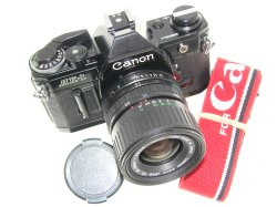 Canon AE-1 35mm SLR Film Manual Camera with 35-70mm F/3.5-4.5 FD Zoom Lens