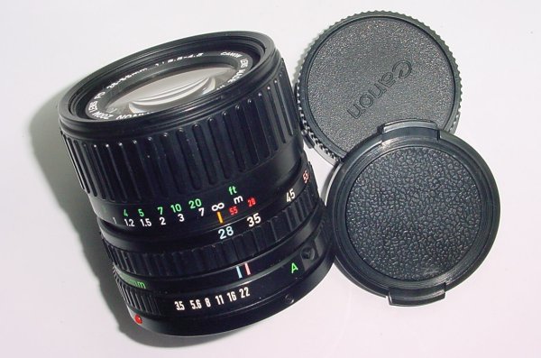 Canon 28-55mm F/3.5-4.5 Zoom FD Lens