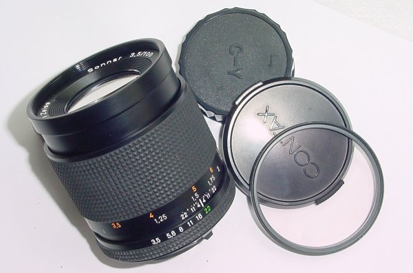 Contax Sonnar 100mm F3.5 MM T* Carl Zeiss Manual Focus Portrait Lens