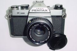 Pentax K1000 35mm Film SLR Manual Camera + Pentax-M 50mm F/2 SMC Lens