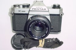 Pentax K1000 35mm Film SLR Manual Camera + Pentax-M 50mm F/2 SMC Lens
