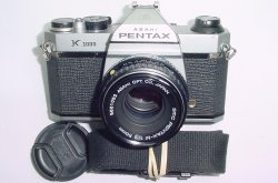 Pentax K1000 35mm Film SLR Manual Camera + Pentax-M 50mm F/2 SMC Lens