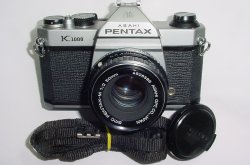 Pentax K1000 35mm Film SLR Manual Camera + Pentax-M 50mm F/2 SMC Lens