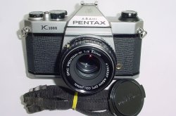 Pentax K1000 35mm Film SLR Manual Camera + Pentax-M 50mm F/2 SMC Lens