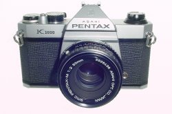 Pentax K1000 35mm Film SLR Manual Camera + Pentax-M 50mm F/2 SMC Lens