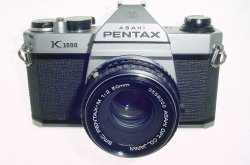 Pentax K1000 35mm Film SLR Manual Camera + Pentax-M 50mm F/2 SMC Lens