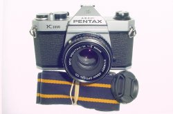 Pentax K1000 35mm Film SLR Manual Camera + Pentax-M 50mm F/2 SMC Lens