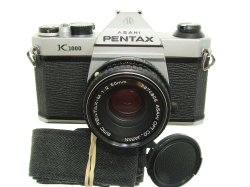 Pentax K1000 35mm Film SLR Manual Camera + Pentax-M 50mm F/2 SMC Lens
