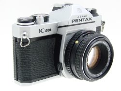 Pentax K1000 35mm Film SLR Manual Camera + Pentax-M 50mm F/2 SMC Lens