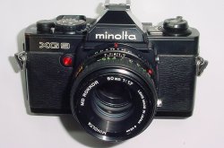 minolta XG 9 35mm Film SLR Camera with minolta 50mm F/1.7 MD Rokkor Lens