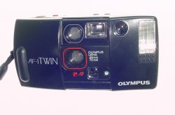 Olympus AF-1 Twin 35mm Film Point & Shoot Compact Camera 35-70mm Zoom Lens