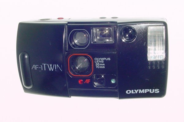 Olympus AF-1 Twin 35mm Film Point & Shoot Compact Camera 35-70mm Zoom Lens