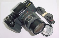 Pentax SF7 35mm Film SLR Camera + Pentax-F 28-80mm f3.5-4.5 Zoom Lens
