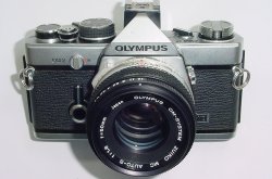 Olympus OM-2 MD 35mm Film SLR Manual Camera with Olympus 50mm F/1.8 Zuiko Lens