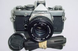 Olympus OM-2 MD 35mm Film SLR Manual Camera with Olympus 50mm F/1.8 Zuiko Lens