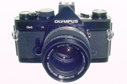 Olympus OM-2 MD 35mm Film SLR Manual Camera + Olympus 50mm F/1.4 Zuiko Lens