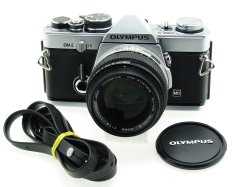 Olympus OM-2 MD 35mm Film SLR Manual Camera with 50mm F/1.4 Zuiko Lens