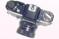 Rolleiflex SL 35 ME 35mm Film SLR Camera + Planar 50/1.8 Rollei-HFT Lens