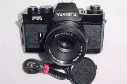 Yashica FR 35mm Film SLR Camera with Yashica 55mm f/2 DSB Lens in Black