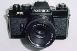 Yashica FR 35mm Film SLR Camera with Yashica 55mm f/2 DSB Lens in Black