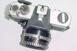 Fujica ST605N 35mm Film SLR Manual Camera with Carl Zeiss 50/2.8 Jena DDR Lens