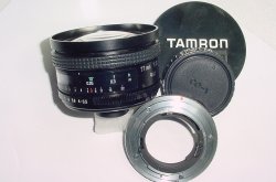 Tamron 17mm F/3.5 SP BBAR MC Adaptall 2 Wide Angle M Focus Lens + C/Y Adaptor