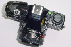 Minolta X-300 35mm Film SLR Manual Camera with Minolta 50mm F/1.7 Lens in Black