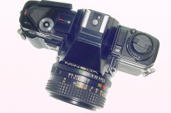 Minolta X-300 35mm Film SLR Manual Camera with Minolta 50mm F/1.7 Lens in Black