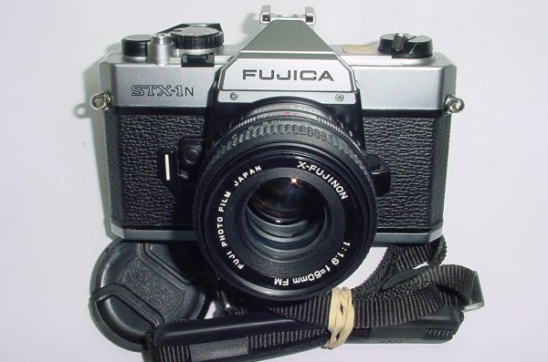 Fujica STX-1N 35mm SLR Film Camera with X-Fujinon 50mm f/1.9 FM Lens