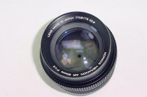 Konica 50mm F/1.4 AR HEXANON Standard Manual Focus Lens