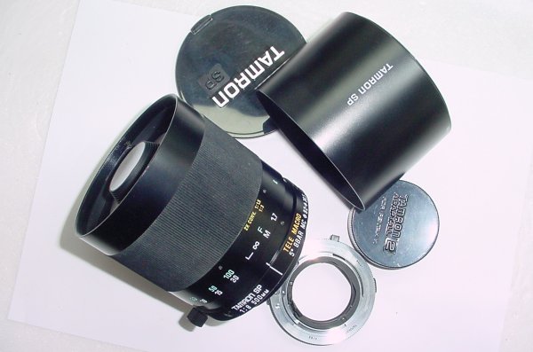 Tamron 500mm F/8 SP Tele Macro BBAR MC 55BB Adaptall Mirror Lens