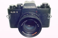 Rolleiflex SL 35 E 35mm Film SLR Camera with Planar 50mm F/1.8 Rollei-HFT Lens