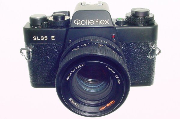 Rolleiflex SL 35 E 35mm Film SLR Camera with Planar 50mm F/1.8 Rollei-HFT Lens