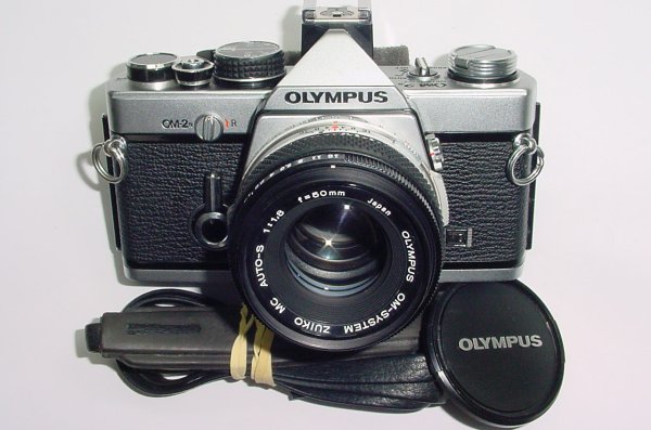 Olympus OM-2N 35mm Film SLR Manual Camera + Olympus 50mm f/1.8 Zuiko Lens