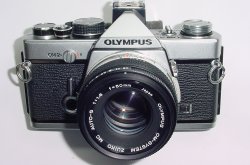 Olympus OM-2N 35mm Film SLR Manual Camera + Olympus 50mm f/1.8 Zuiko Lens