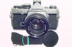 Olympus OM-2 35mm Film SLR Manual Camera + Olympus 50mm f/1.8 Zuiko Lens