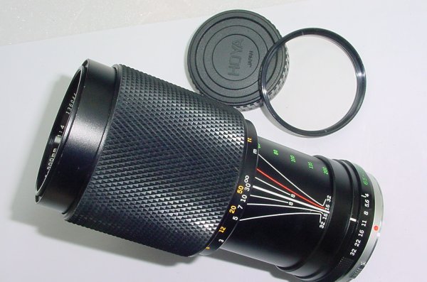 Olympus 65-200mm F/4 Auto-Zoom Zuiko OM-System Manual Focus Lens