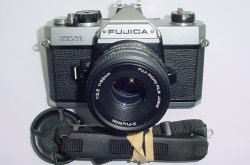 FUJICA STX-1 35mm SLR Film Manual Camera with X-FUJINON 55mm F/2.2 Lens