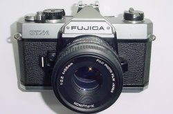 FUJICA STX-1 35mm SLR Film Manual Camera with X-FUJINON 55mm F/2.2 Lens