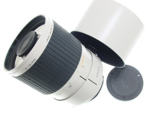 Sigma 600mm F/8 Mirror Telephoto Multi Coated Manual Focus Lens For Pentax K