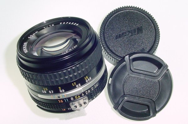 Nikon 50mm f/1.4 Nikkor AIs Manual Focus Standard Lens