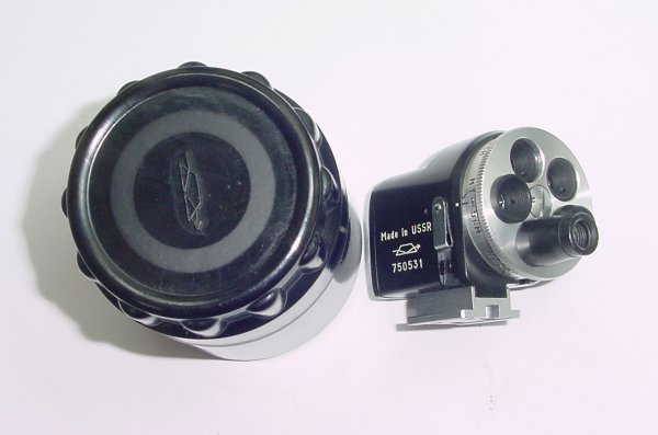 KMZ Soviet USSR Universal 24x36 Turret Viewfinder For 2.8 cm - 13.5 cm 28-135mm
