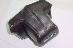 Olympus 1,4 N Leather Brown Case For OM-1, OM-2, MO-1n, OM-2n, OM-4 Cameras
