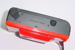 Konica Tomato 35mm Film Point & Shoot Camera 35/4 Lens in Red